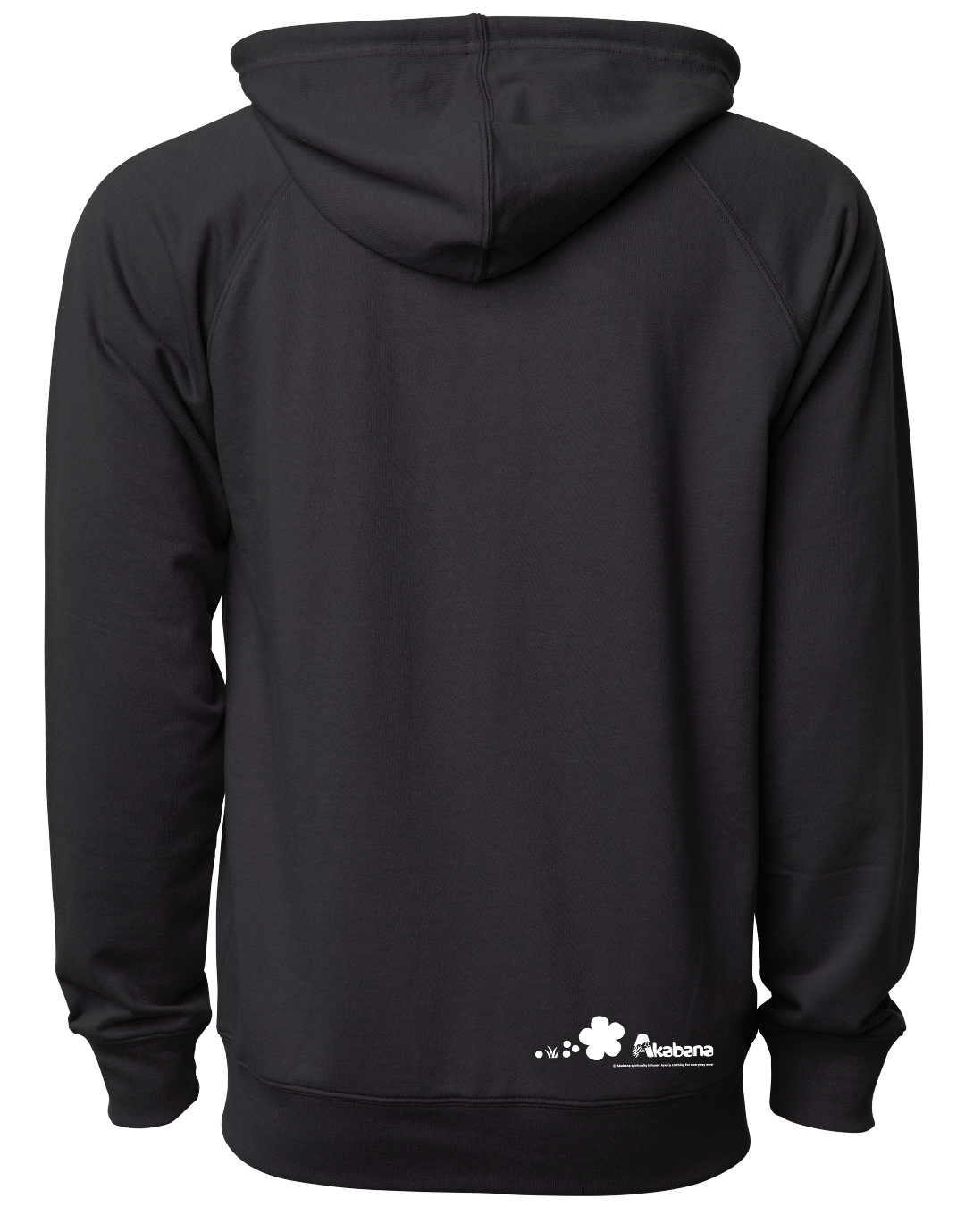 Full Bloom "Light Weight" Hooded Sweatshirt (black)