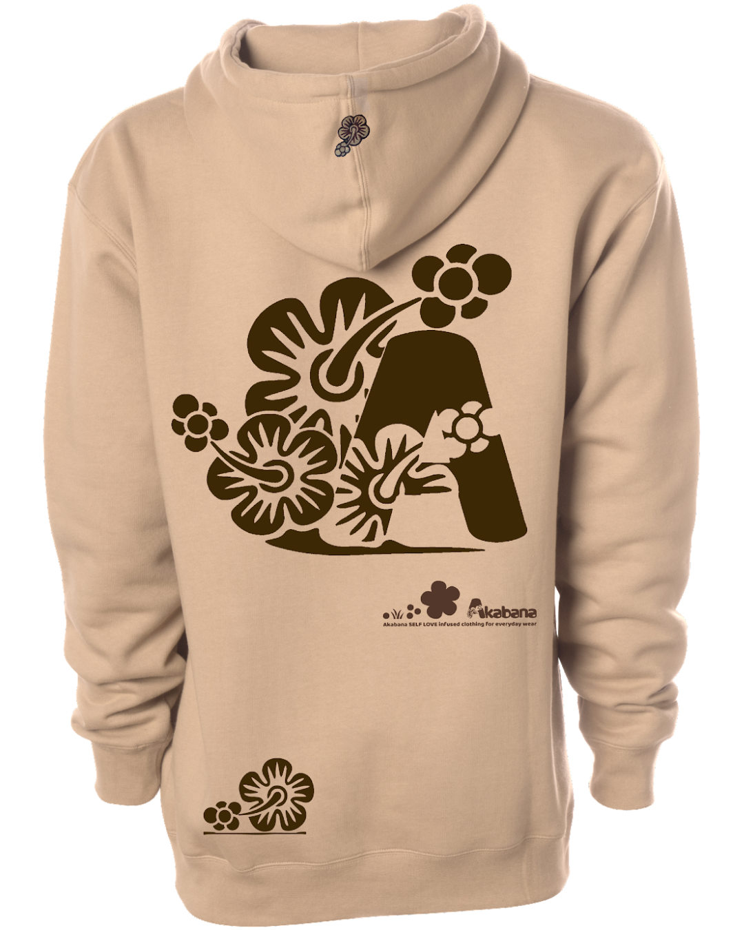 "FULL BLOOM" Hooded Sweatshirt (black)