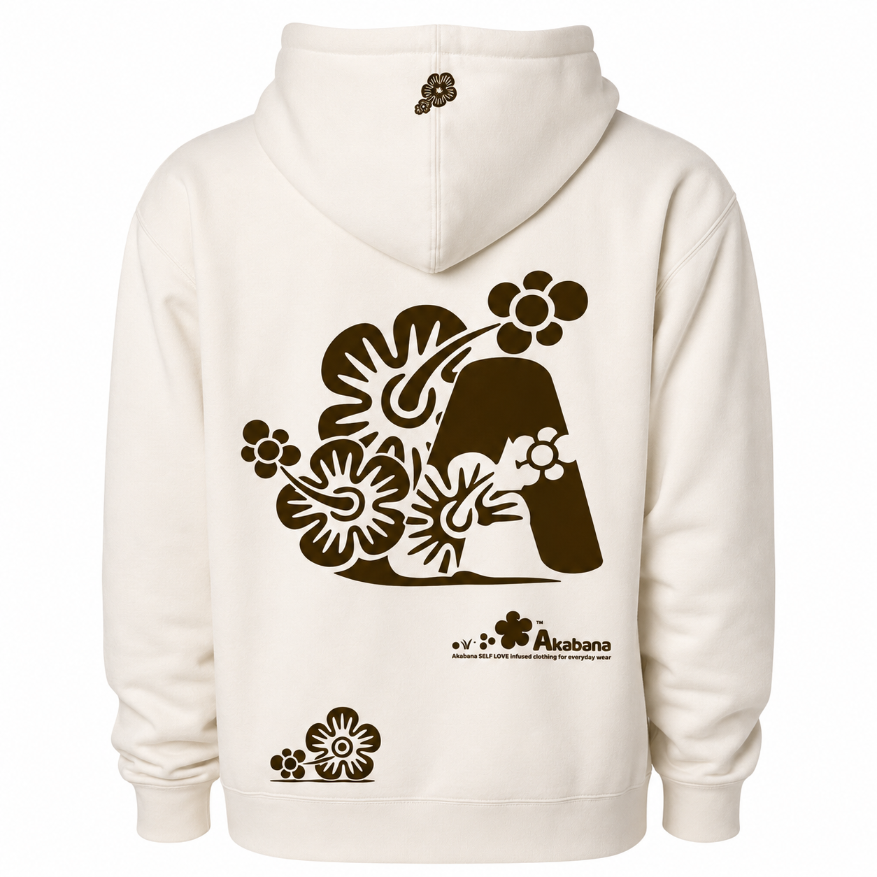 "FULL BLOOM" Hooded Sweatshirt (black)