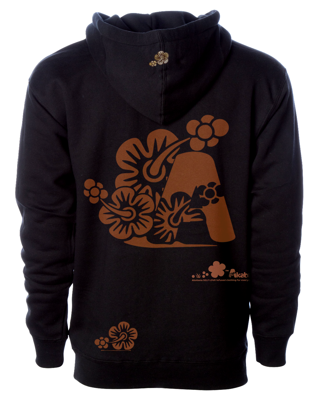 "FULL BLOOM" Hooded Sweatshirt (brown)