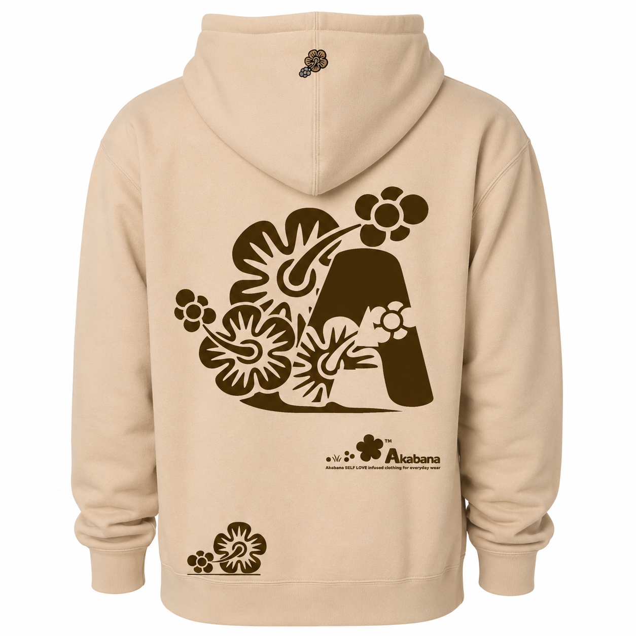 "FULL BLOOM" Hooded Sweatshirt (black)